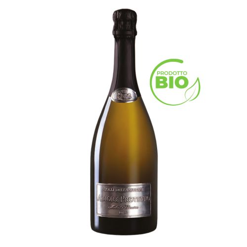 AMORE PROTETTO VINO SPUMANTE METODO CLASSICO PUGLIA I.G.P. BRUT BIOLOGICO