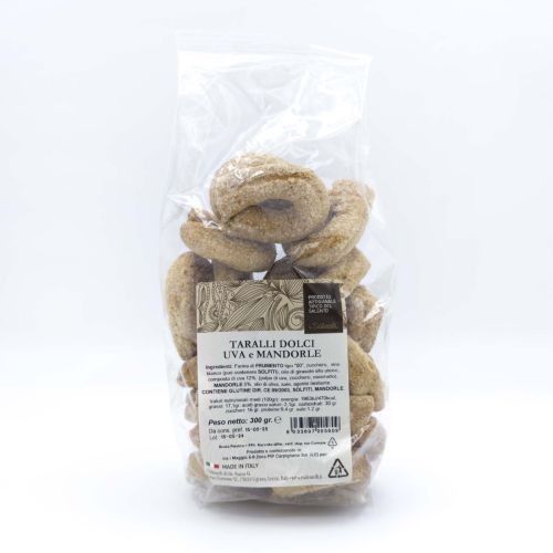 TARALLI DOLCI UVA E MANDORLE